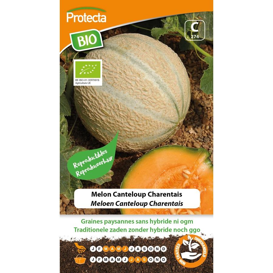 Protecta - Graines paysannes Melon Canteloup Charentais BIO