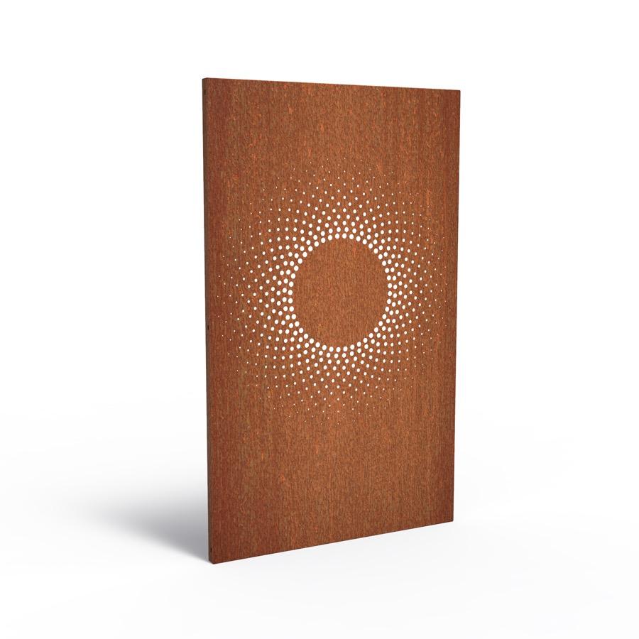 Panneau ECLIPSE en acier corten 1100x50x1800 mm