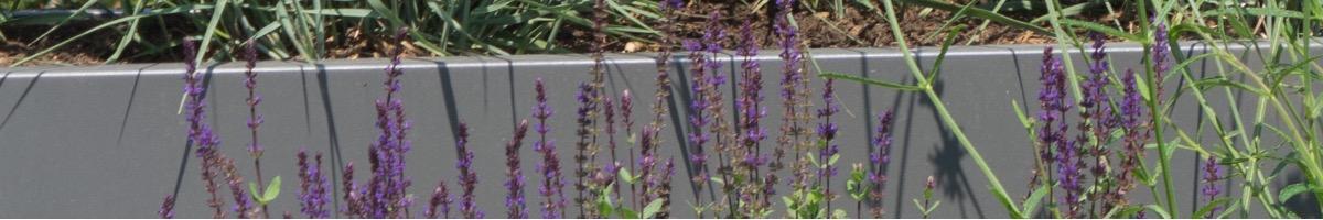 Murs de soutènement en aluminium pour le jardin et la terrasse.